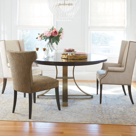 Round Table. Endless Dining Room Potential. Tile