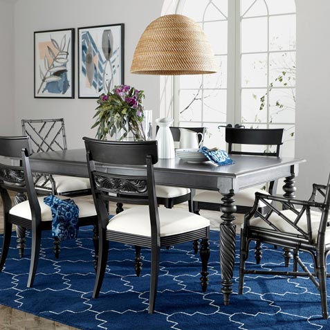 Island-Inspired Dining Room Tile