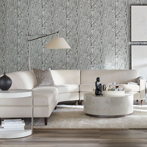 Winter White Living Room Tile