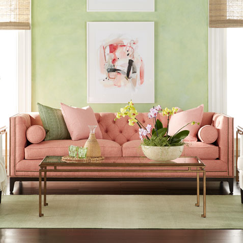 Watermelon Spritzer Living Room Tile