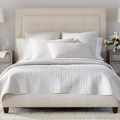 Salena Velvet Coverlet and Sham, Pearl Recommended Product